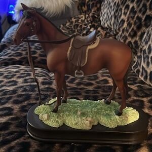 The San Francisco Music Box Company Horse. (MUSIC BOX NOT WORKING)